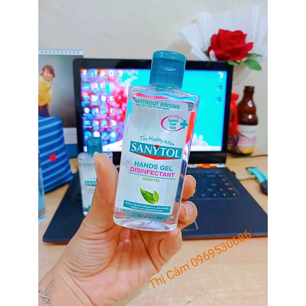 Sanytol - Hand Disinfectant Gel Green Tea (75ml)