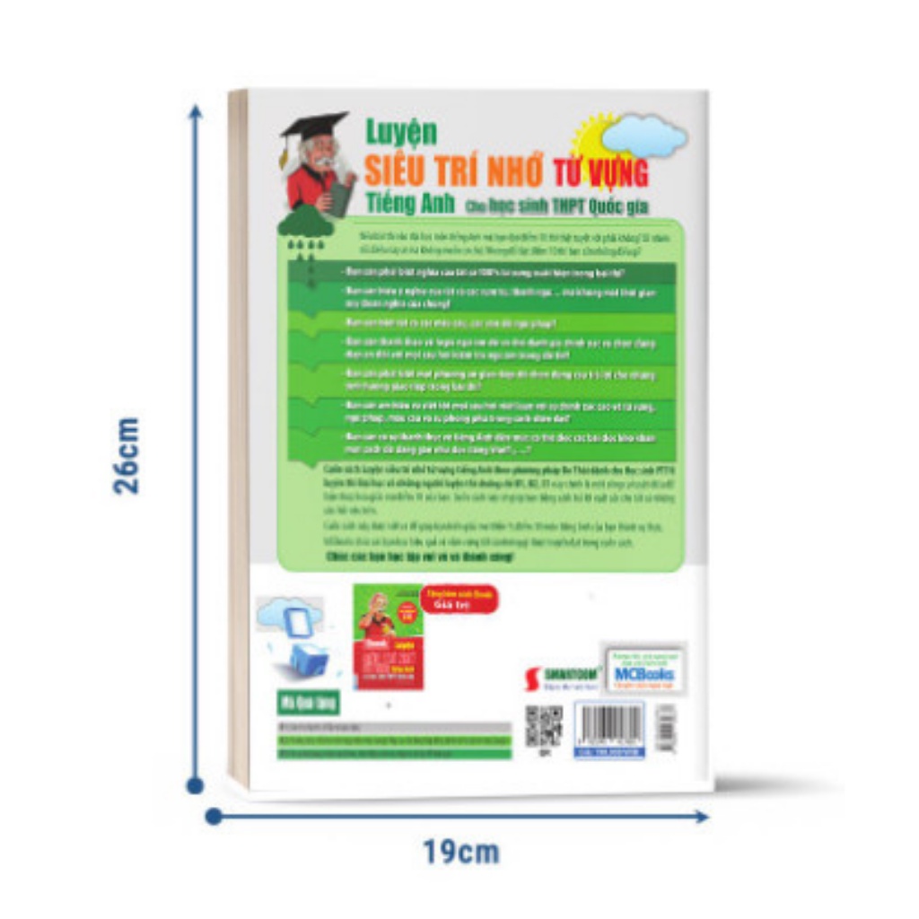 Sách - Luyện Siêu Trí Nhớ Từ Vựng Tiếng Anh Dành Cho Học Sinh THPT Quốc Gia