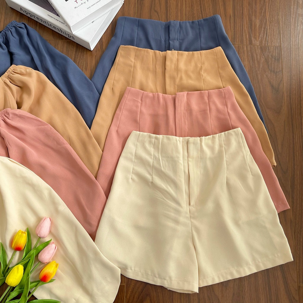 SET ÁO DÀI TAY QUẦN NGẮN MÀU DỄ THƯƠNG - NALY SET