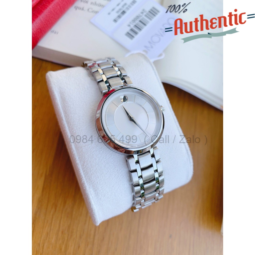 Đồng Hồ Nữ Movado 1881 Silver Dial Stainless Steel 0607098