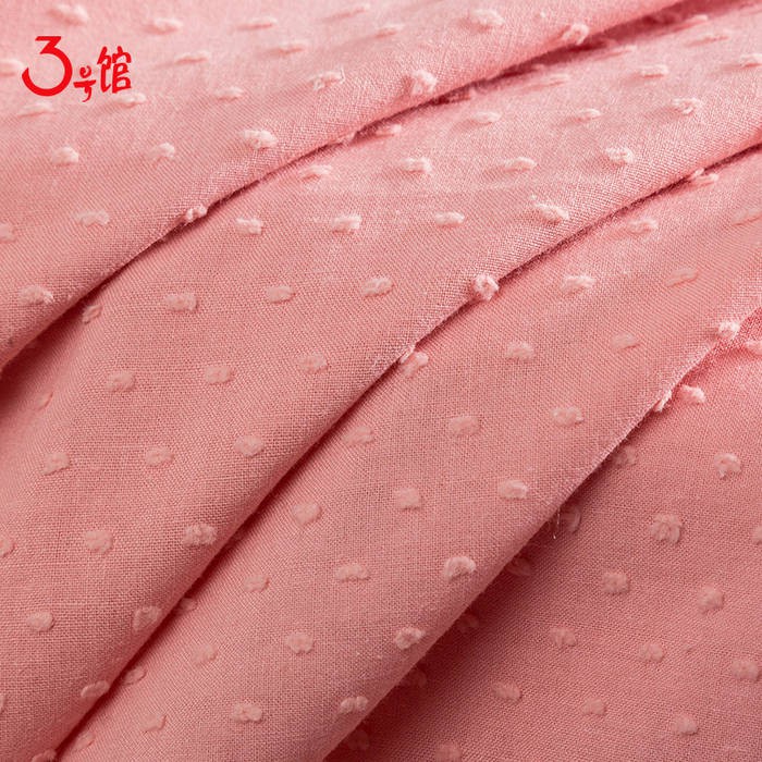 Cotton Nguyên Chất Vải Dệt Jacquard Mềm Thoáng Khí DIY Thủ Công Vải Cho Nữ Trang Phục Đầm Làm 0.5 Mét W300072