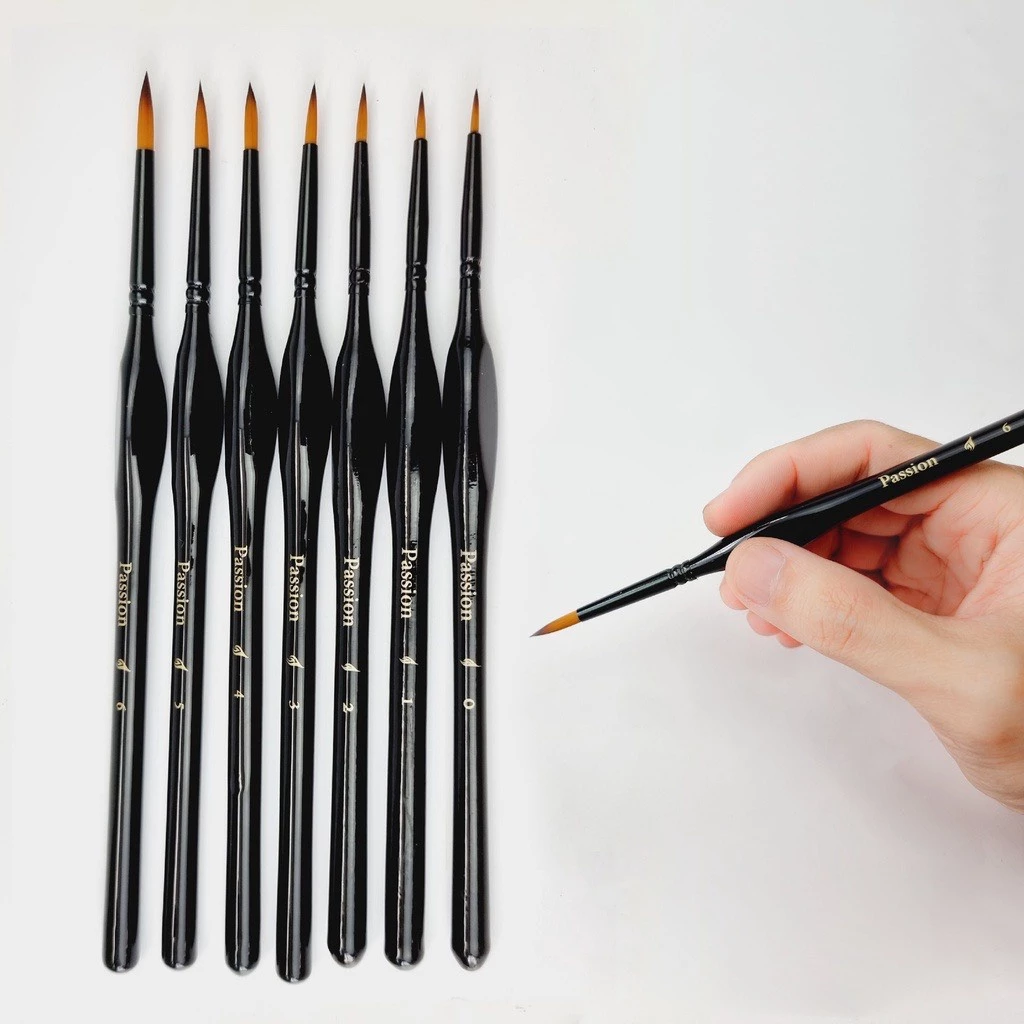 Cọ Tỉa Đầu Tròn Passion Vẽ Màu Nước Hạng Họa Sĩ Cao Cấp