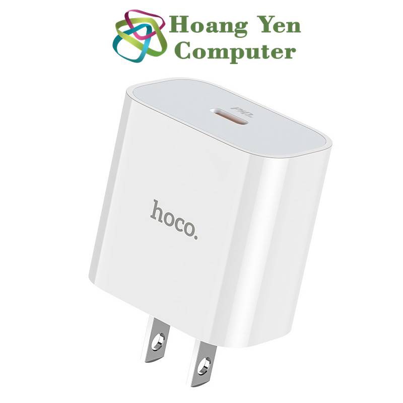 Cốc Sạc Nhanh Chui Type C Hoco C76 Plus PD3.0 QC3.0 20W - BH 12 Tháng Chính Hãng - Hoàng Yến Computer