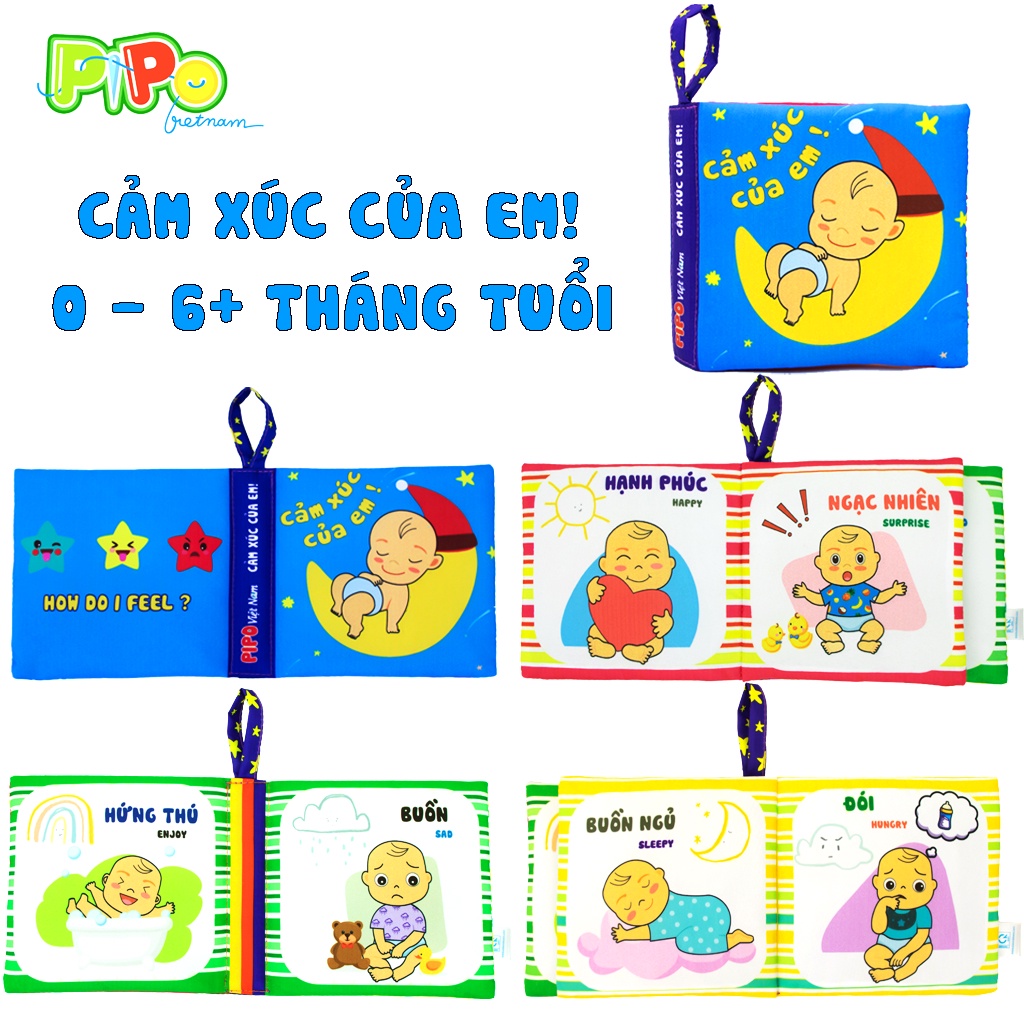 Ảnh Sách vải sơ sinh PiPoVietnam chủ đề Cảm xúc của em 3