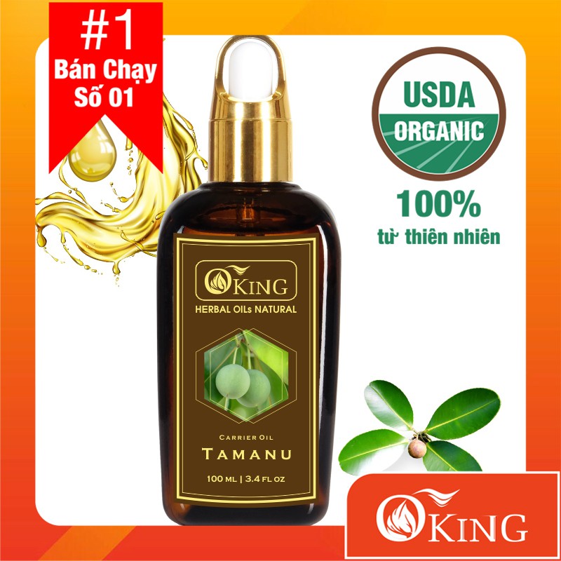 Dầu Mù u nguyên chất (Tamanu) 100ml | Oking Việt Nam