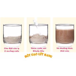 Bột Gạo Lức Huyết Rồng Nguyên Chất HANDMADE 1kg
