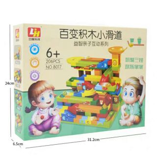 Bộ xếp hình 206 chi tiết sáng tạo cho bé