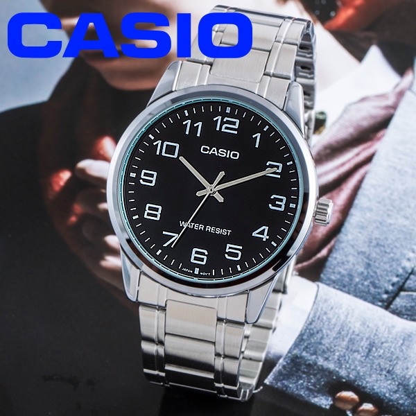 Ảnh Đồng hồ nam dây kim loại chính hãng Casio MTP-V001D-1BUDF 4