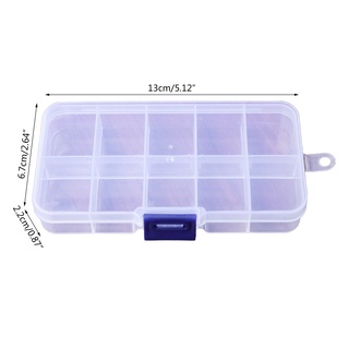 R * 10 Lưới Nhựa Hộp Tổ Chức Có Thể Điều Chỉnh Chia Hộp Bảo Quản Trang Sức