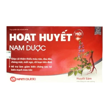 Hoạt huyết nam dược Người tuần hoàn máu não kém, rối loạn tiền đình thường xuyên thấy đau đầu...