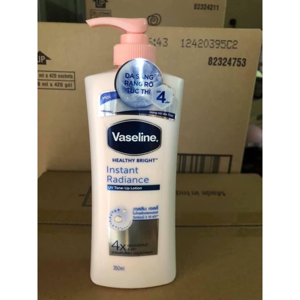 ( mua 1 tặng 1)Sữa dưỡng thể làm trắng da Vaseline 350ml