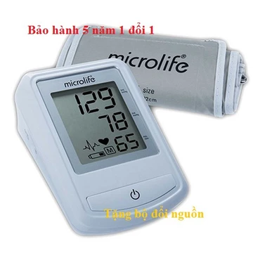 (Tặng bộ đổi nguồn) Máy đo huyết áp Microlife BP 3NZ1-1P ( BH 5 năm 1 đổi 1)