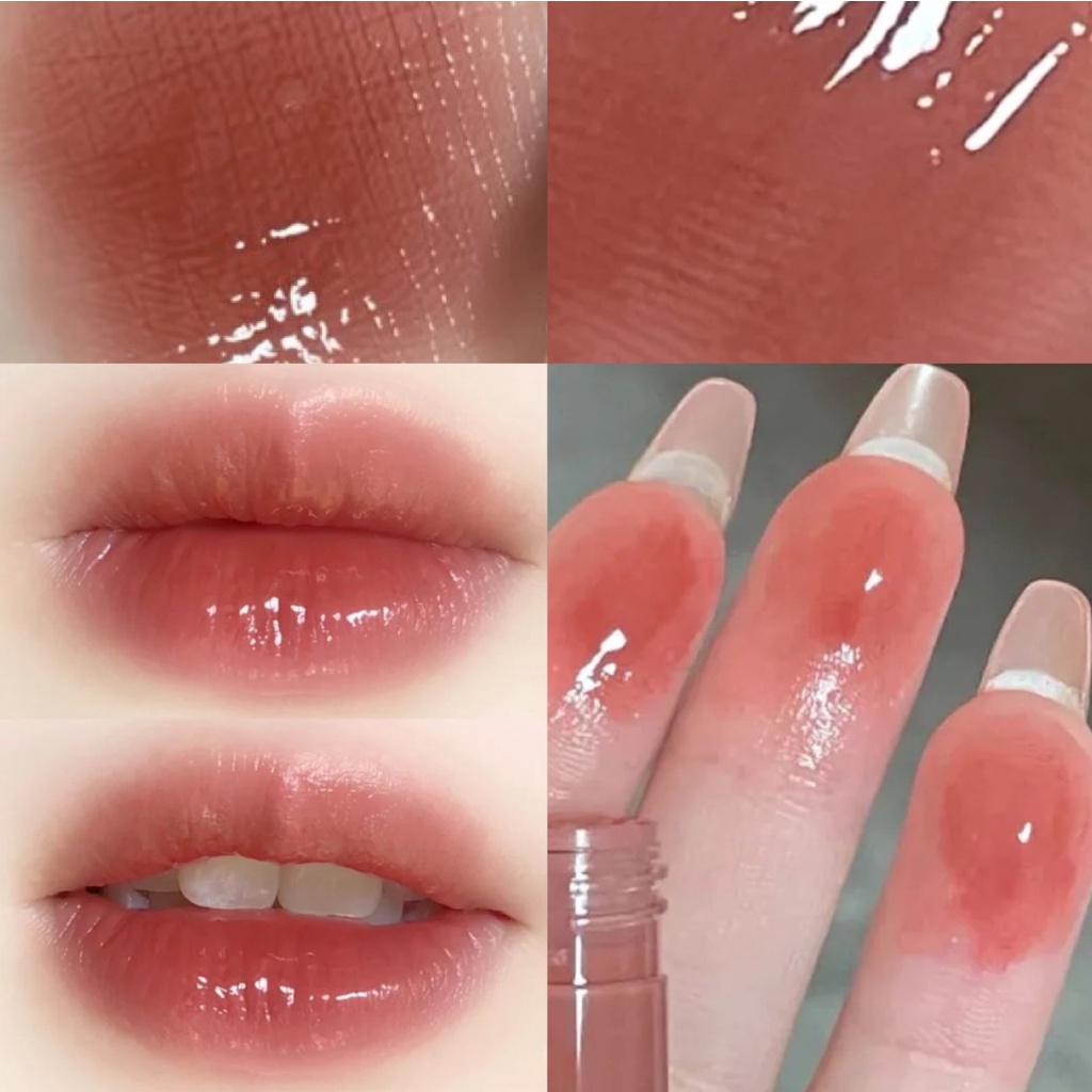Son Bóng Lì CAPPUVINI Dưỡng Ẩm Môi Mềm Mịn Zero Makeup Sense Series Mirror Lip Glaze CP24