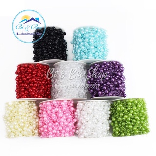 Cuộn 30m Chuỗi Ngọc Hạt Trai Làm Bó Hoa Cưới Cho Cô Dâu, Trang Trí Tiệc Cưới - Bi & Bin Handmade Shop