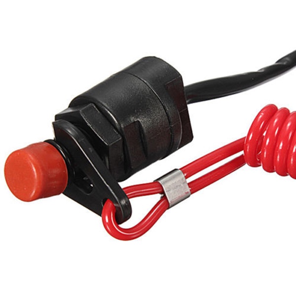 Thuyền Động Cơ Khẩn Cấp Kill Stop Switch Cho Yamaha / Tohatsu Outboard Stop Kill Switch Cắt Công Tắc Với Dây Buộc An Toàn