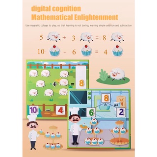 Đồ Chơi Giáo Dục Nhận Thức Toán Học Dán Nam Châm Cho Trẻ Mẫu Giáo