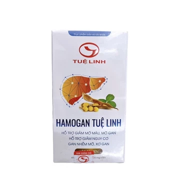 ✅[Chính hãng] HAMOGAN Tuệ Linh hỗ trợ giảm mỡ máu, mỡ gan, giảm nguy cơ gan nhiễm mỡ và xơ gan (Hộp 30 viên)
