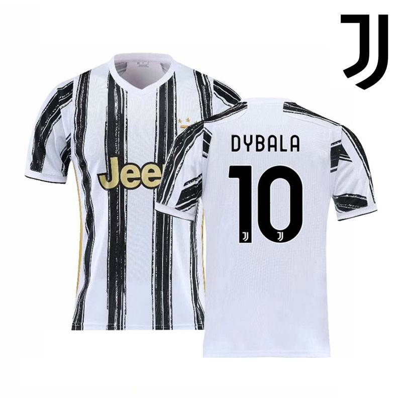 Áo bóng đá Juventus FC 2020-2021 cho Ronaldo và Dybala - Áo thun unisex phù hợp cả sân nhà và sân khách