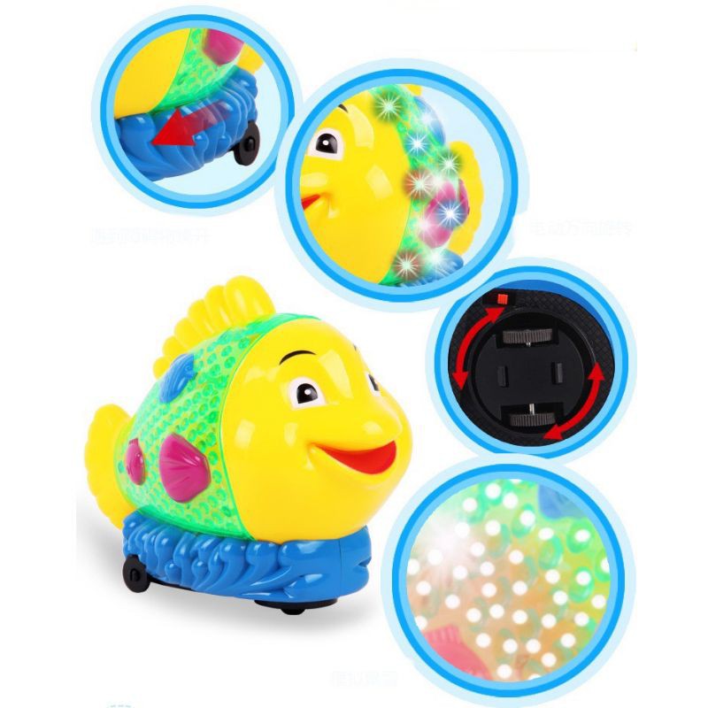 Đồ chơi chú cá Nemo chạy pin có nhạc và đèn cho bé