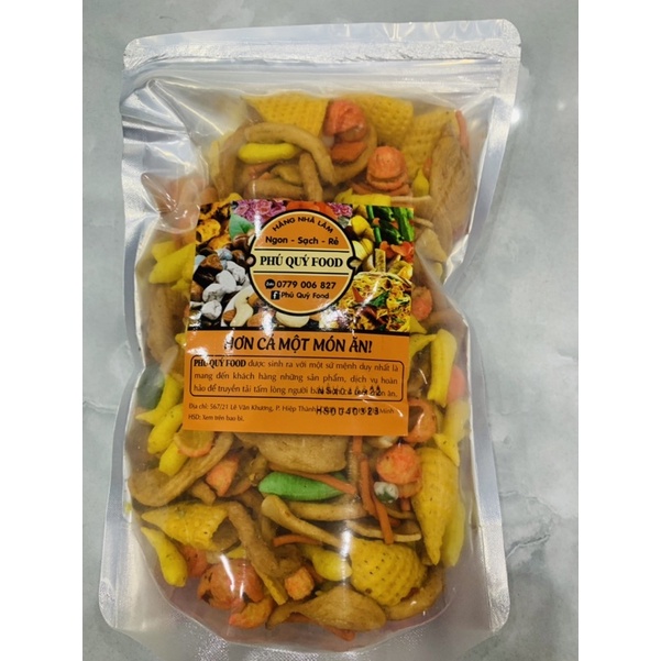 Snack tá lả túi 500g mix nhiều vị