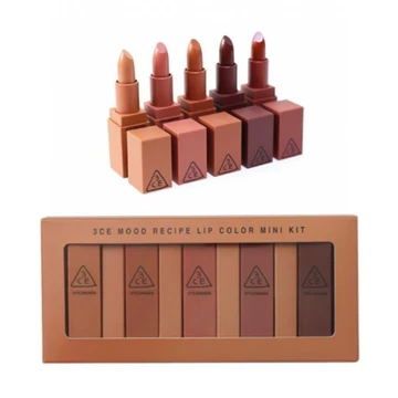 Tách Set Mini Son 3CE Mood Recipe Lip Color Mini Kit full màu