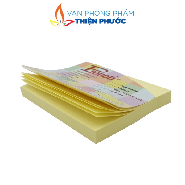 Giấy note vàng ghi chú Pronoti độ dính cao, nhiều kích cỡ | Shopee Việt Nam