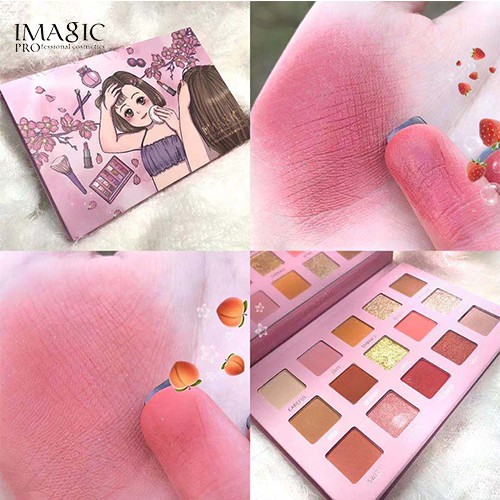 Ảnh Bảng phấn mắt IMAGIC màu lì và lấp lánh chống thấm nước cao cấp dễ sử dụng 250g 1
