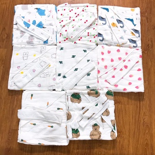 Chăn Ủ Xô Kèm Đai Cho Bé Mẫu Mới Cao Cấp KT 90x90cm | Minizon Kids