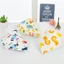 Combo 5 và 10 yếm quàng cổ cài nút cotton 2 lớp cho bé