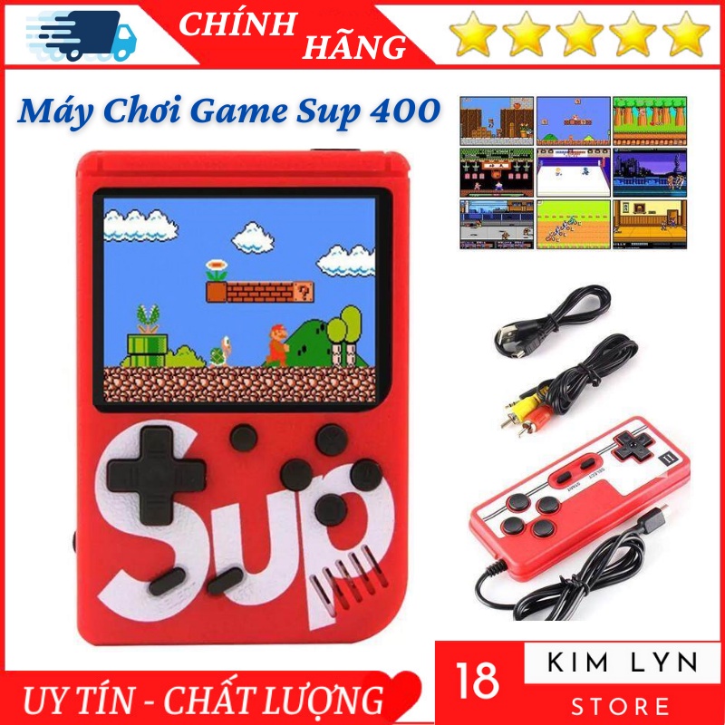 Máy chơi game 2 người - Sup G3 các tựa game kinh điển tuổi thơ kết nối với  TV màn hình lớn cổng AV pin sạc đi kèm cáp và nguồn