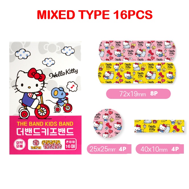 Băng Đô Trẻ Em Hello Kitty - Loại Tiêu Chuẩn (Loại 16p) / Loại Hỗn Hợp (16p)