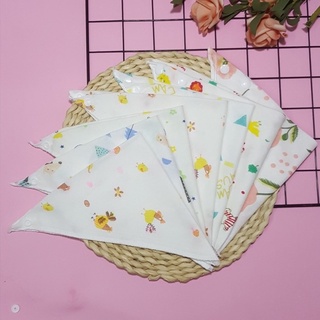 Bán lẻ yếm tam giác hai cúc bấm cho bé