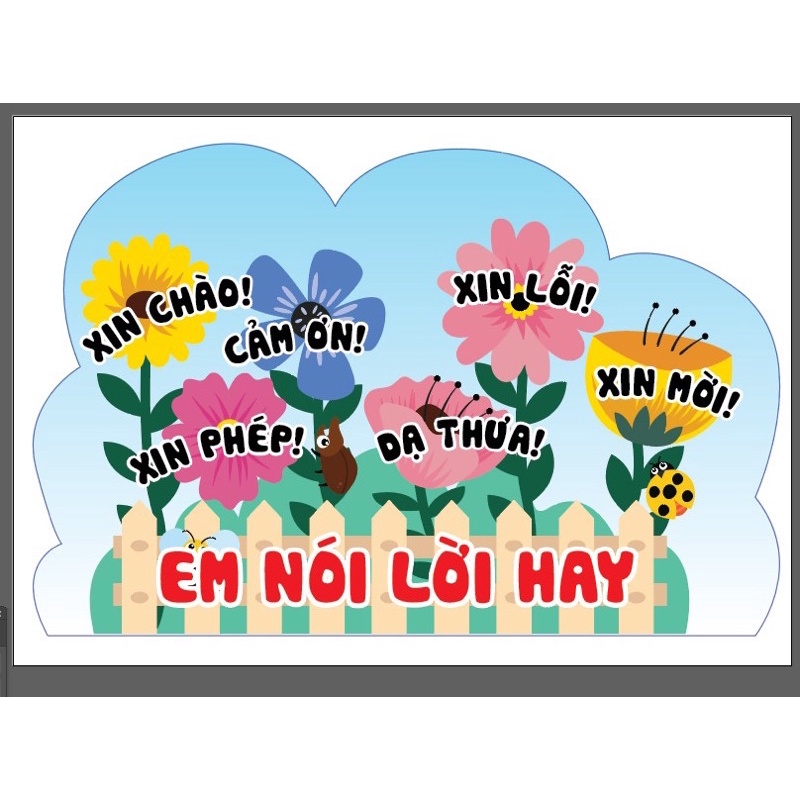 nội quy lớp học mầm non giá tốt Tháng 10, 2024 | Mua ngay | Shopee ...