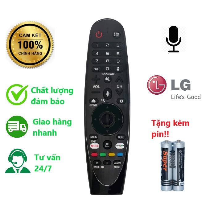 Remote điều khiển tivi LG có giọng nói đời 2017, 2018 có bảo hành ...