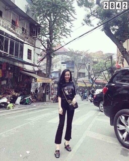 Hàng qc-quần đen óng loe ✅✅✅ chất jean thun