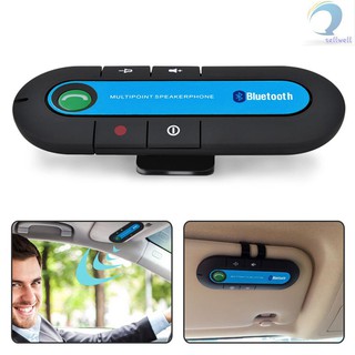 Loa Bluethooth không dây ô tô gắn tấm che năng đàm thoại rảnh tay lái xe an toàn loại tốt