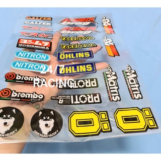 Bộ tem Decal dán xe máy, xe đạp, điện thoại.....