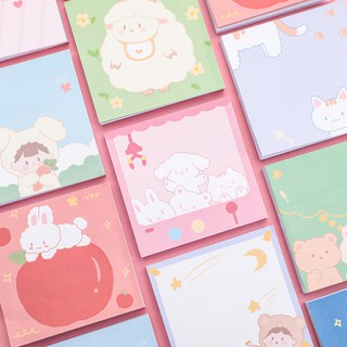 Combo 3-10 - 29 Mẫu Giấy Nhớ Note Ghi Chú Dễ Thương Hot Nhất Giá Rẻ - Thỏ Hồng VPP