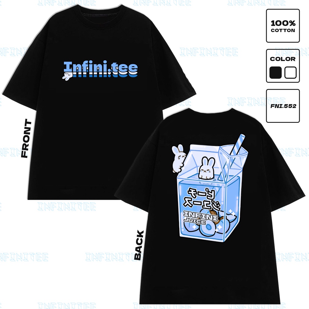 Áo thun INFINITEE Fni0552, Thun 100% Cotton - form rộng Unisex.