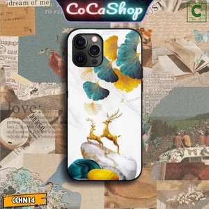 Ốp lưng iphone sang trọng cao cấp - Đôi hươu vàng tài lộc , phú quý , mắn - 6/6plus/6s/6splus/7/7plus/8/8plus/x/xr...