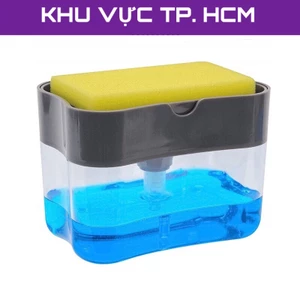 Hộp đựng nước rửa chén, bát kèm miếng mút bọt biển