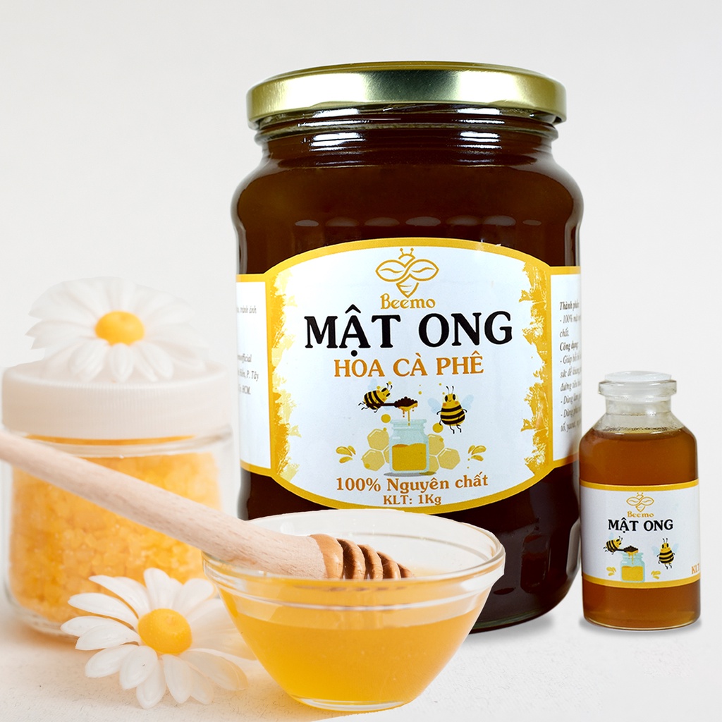 Mô tả Mật ong nguyên chất hoa cà phê Beemo 1Kg - 1