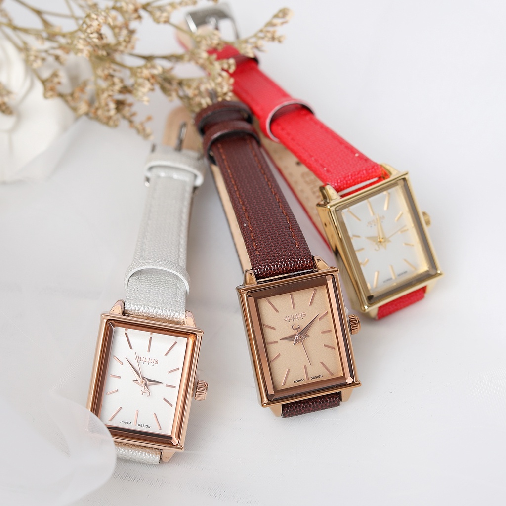 Đồng hồ Julius nữ JA-787 dây da