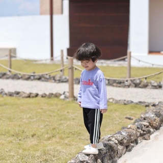 Quần nỉ bông bé trai bé gái Batala kids, jogger nỉ SỌC DỌC siêu ấm và thoải mái vận động cho bé từ 10-24kg