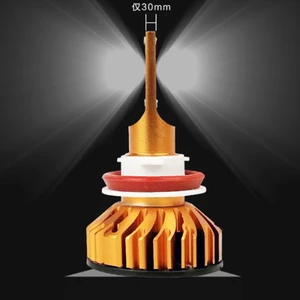Jettingbuy 1 Cái H4 Đèn Pha Led Chip Đèn COB H7 LED Đèn Pha Xe Hơi H11 H8 H1 H3 013 9006 9005 H1