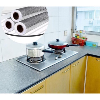 Cuộn Giấy Bạc Dán Bếp Cách Nhiệt, Miếng Decal Dán Tường Nhà Bếp Chống Thấm Bền Đẹp 2456