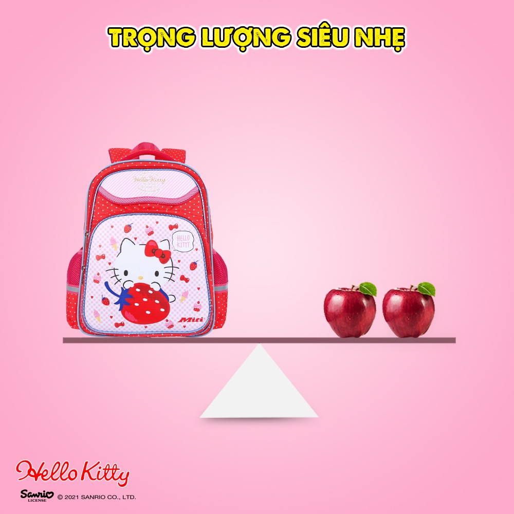 Ảnh Balo Học Sinh Hello Kitty Siêu Nhẹ Dành Cho Bé Gái BL1076 1
