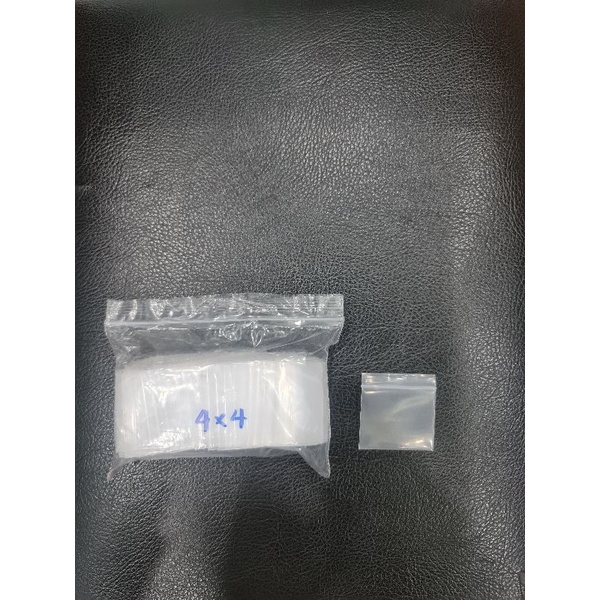 100 túi zip mini trong suốt viền trắng loại dày, túi miết mép các size ...