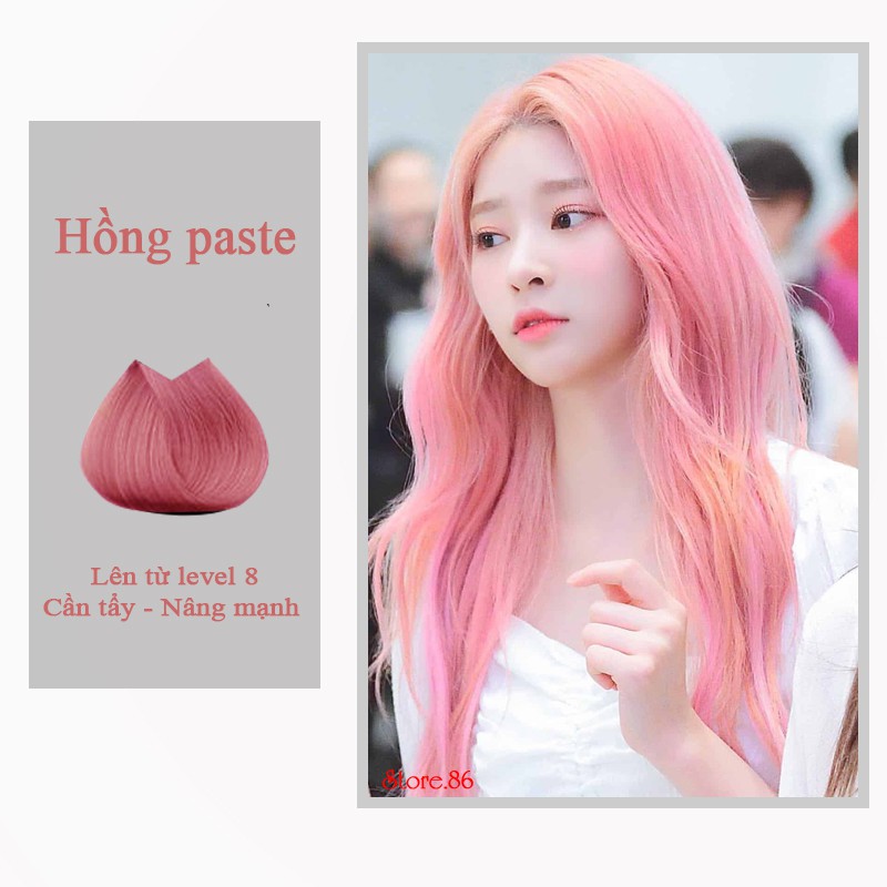 Thuốc nhuộm tóc màu HỒNG PASTEL 100ML  màu nhuộm lên mầu chuẩn tone