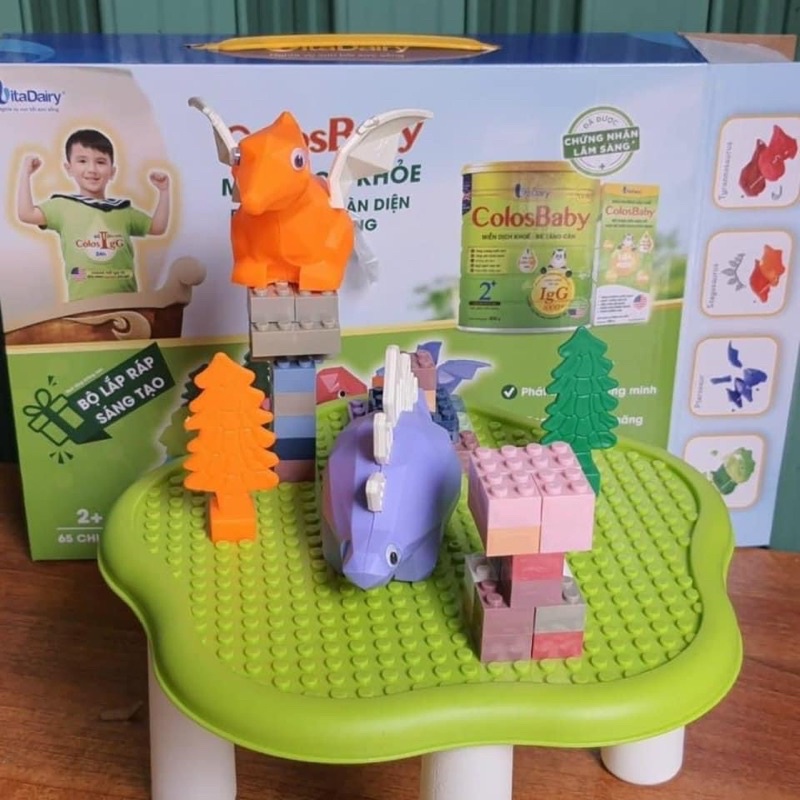 Bộ lego Khủng Long 65 chi tiết